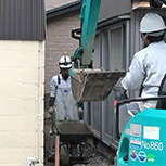 株式会社ジャンティ工事事例｜砕石敷均し（一輪車運搬）