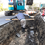 株式会社ジャンティ工事事例｜床掘り深さ確認