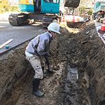 株式会社ジャンティ工事事例｜床掘り整地（人力）